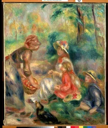 Apfelverkäufer, ca. 1889
